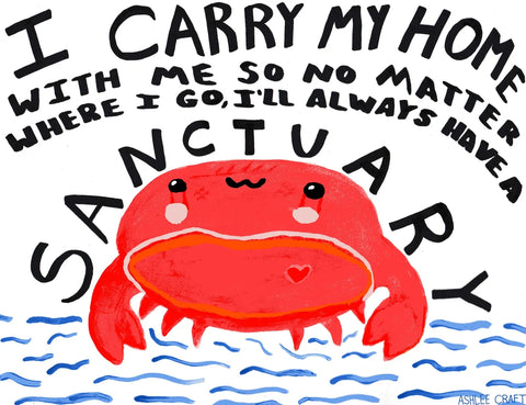 Sanctuary Crab Sticker
