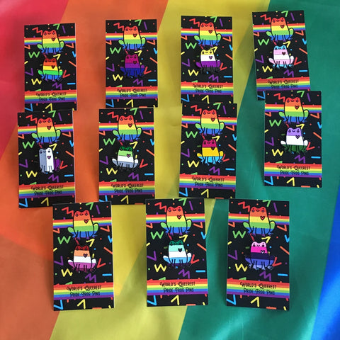 Pride Frog Enamel Pins