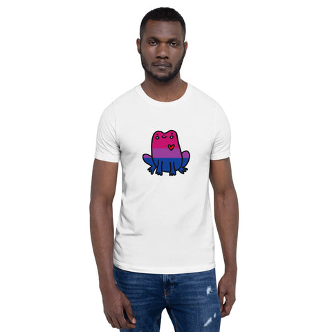 Bisexual Pride Frog Short-Sleeve Unisex T-Shirt