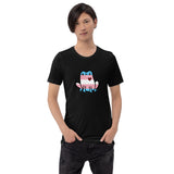 Transgender Pride Frog Short-Sleeve Unisex T-Shirt
