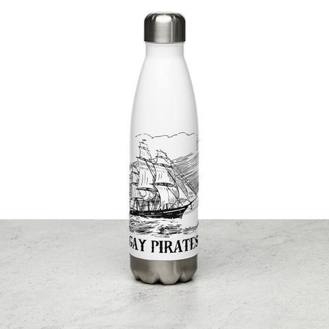 Gay Pirates Stainless Steel Water Bottle